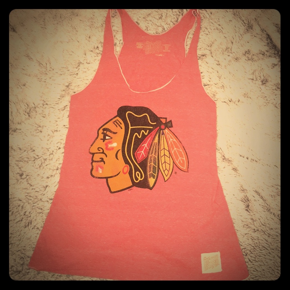 Chicago Blackhawks Tank Top by Retro Brand